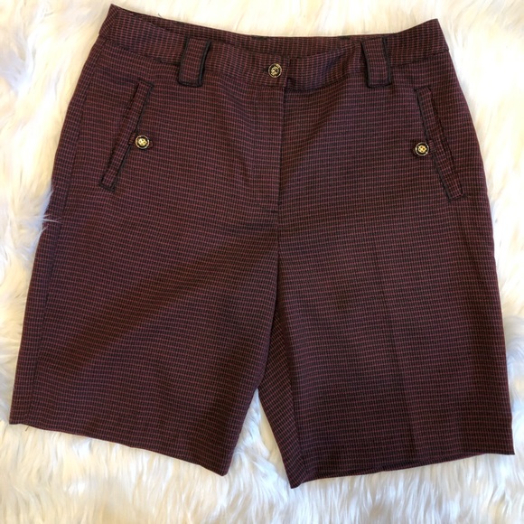 EP Pro Shorts | Womens Ep Pro Golf Shorts Sz Burgundy Black | Poshmark